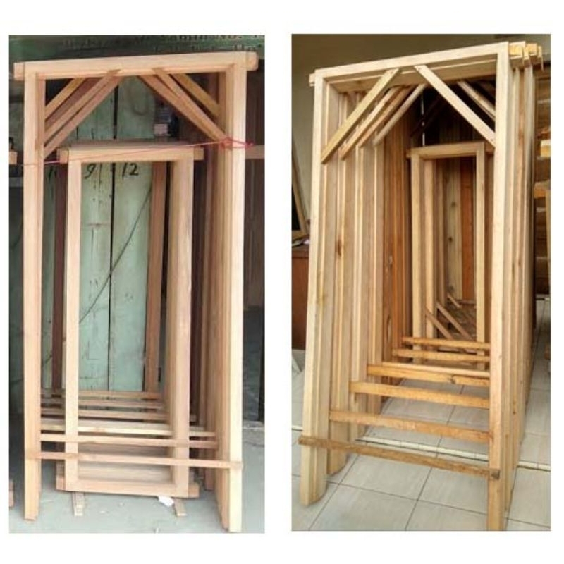Kusen Pintu  Kayu Meranti