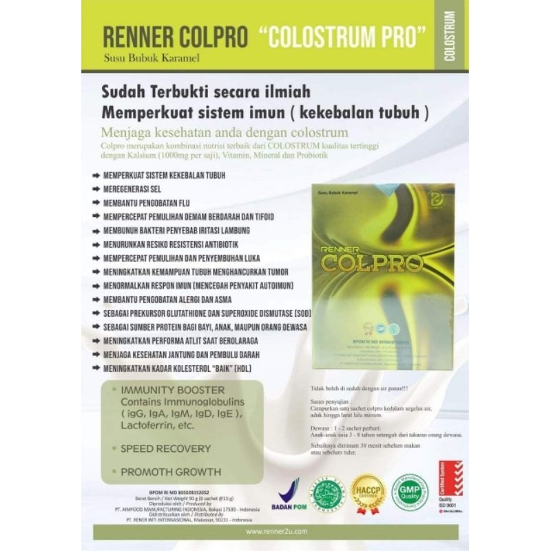

Colpro Susu 100% Colostrum