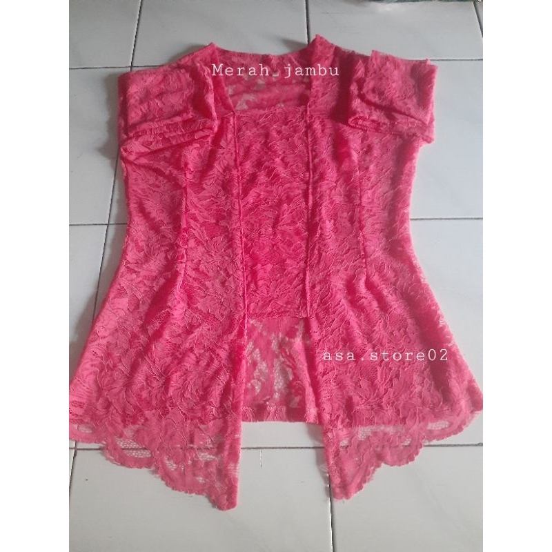 Kebaya Brokat Wisuda Stretch/Kebaya Wisuda Modern/Kebaya Kutu Baru