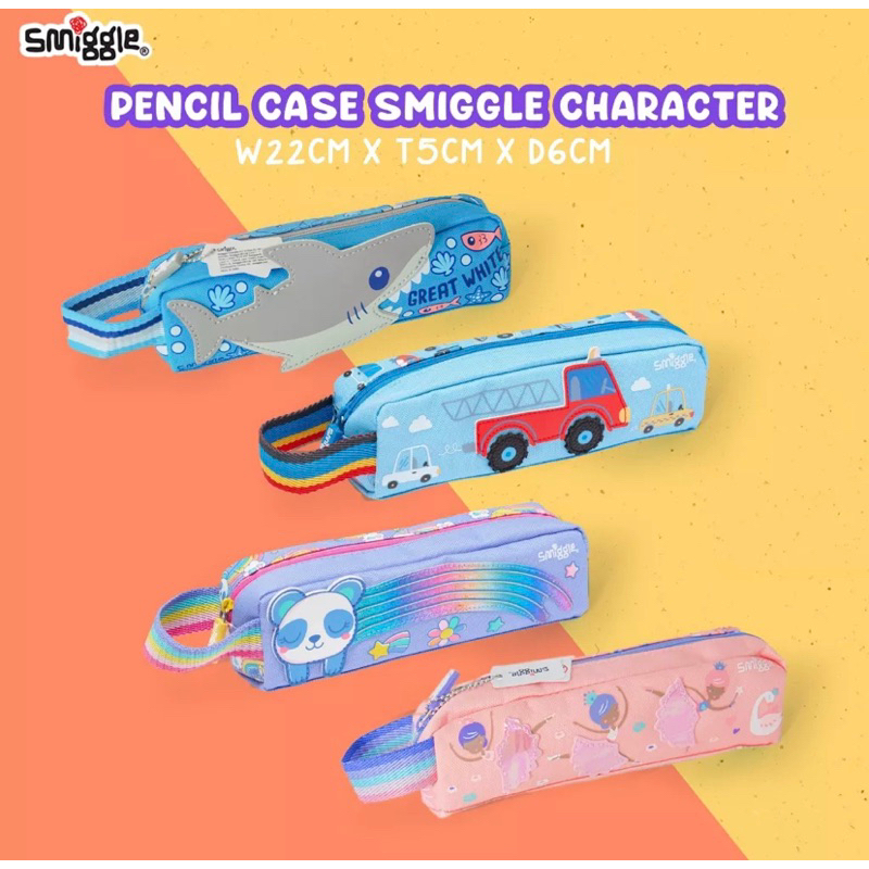 

pensil case smiggle tenny tiny charakter animal free kantong plastik 0995