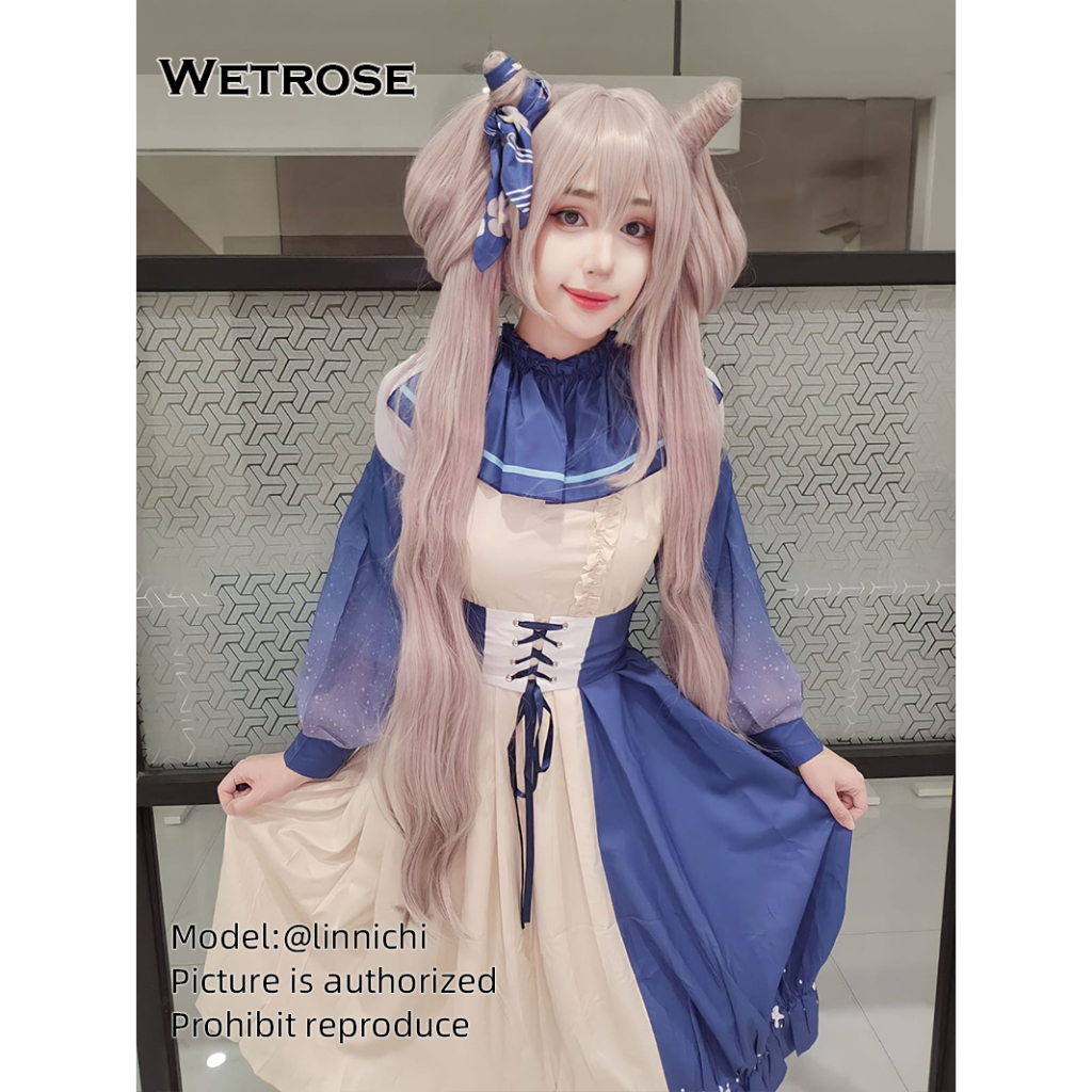 【Wetrose】Vestia Zeta Cosplay Vtube Holiday ID 3rd 1 Anniversary Costume Kostum Dress Set