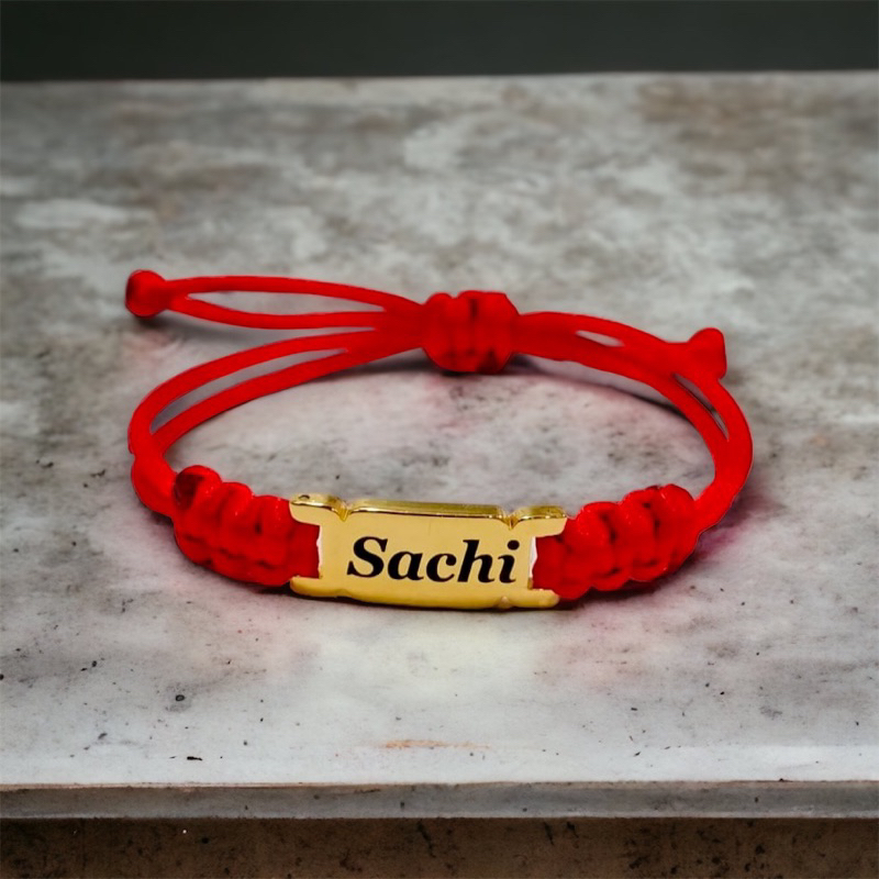 gelang nama titanium anti luntur pesan sesuai keinginan mu