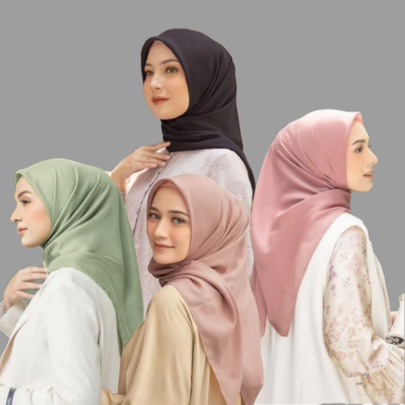 Jilbab Segiempat Voal Premium Hijab Voal Polos Terbaru Jilbab Voal Premium