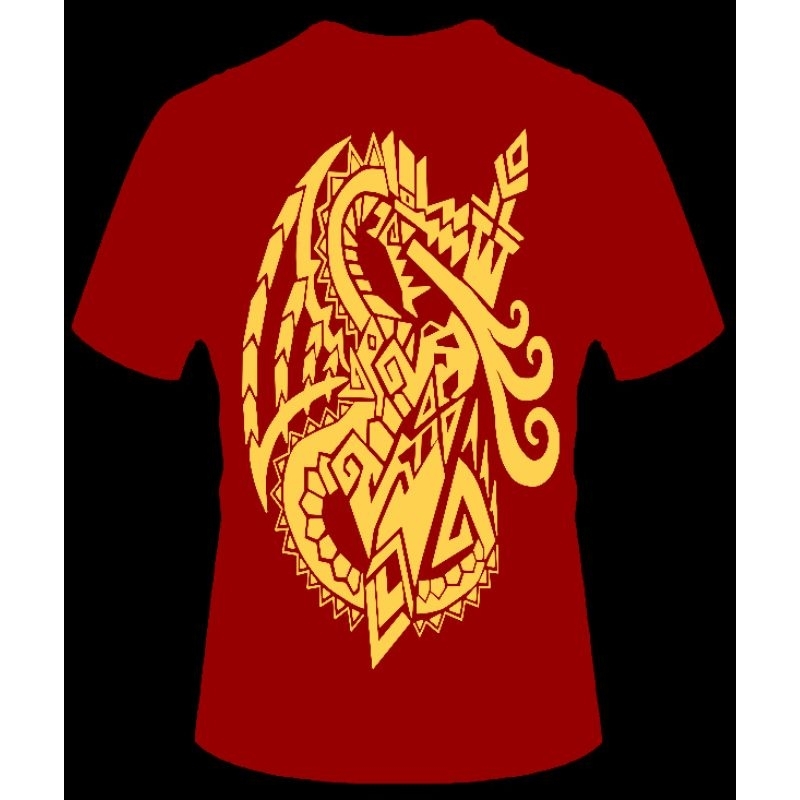 kaos motif emblem fatalis monster hunter world iceborne