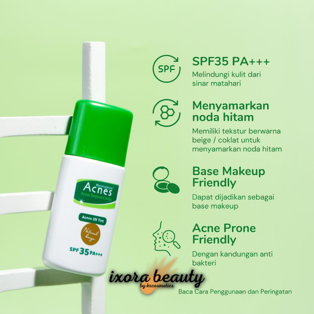 Acnes UV Tint spf 35 PA+++ Sun Screen jerawat