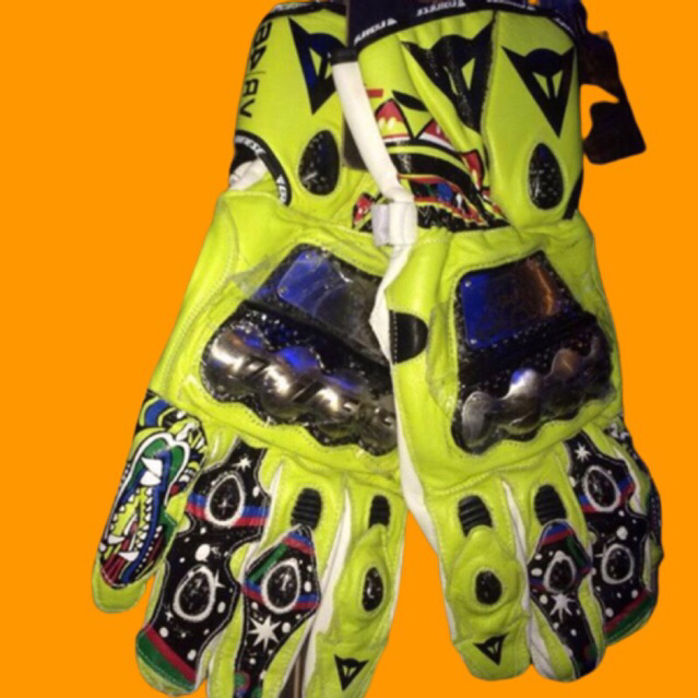 Sarung tangan / glove dainese vr46 - sarung tangan dainese - glove dainese rossi