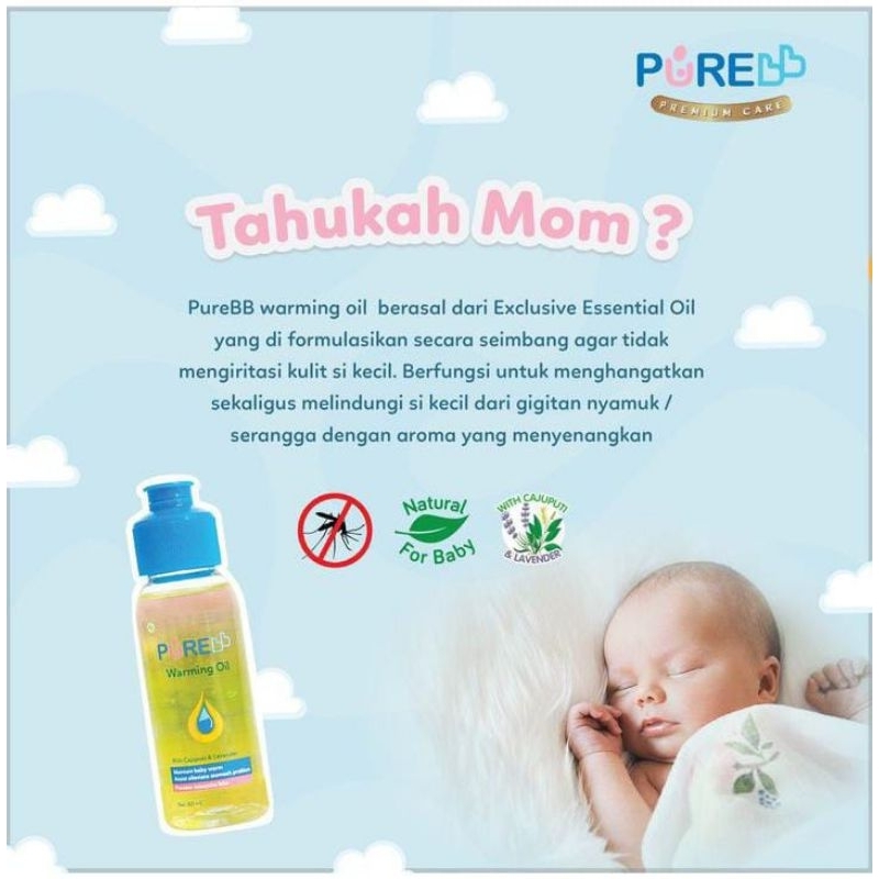 PUREBB Warming Oil / Minyak Telon Bayi