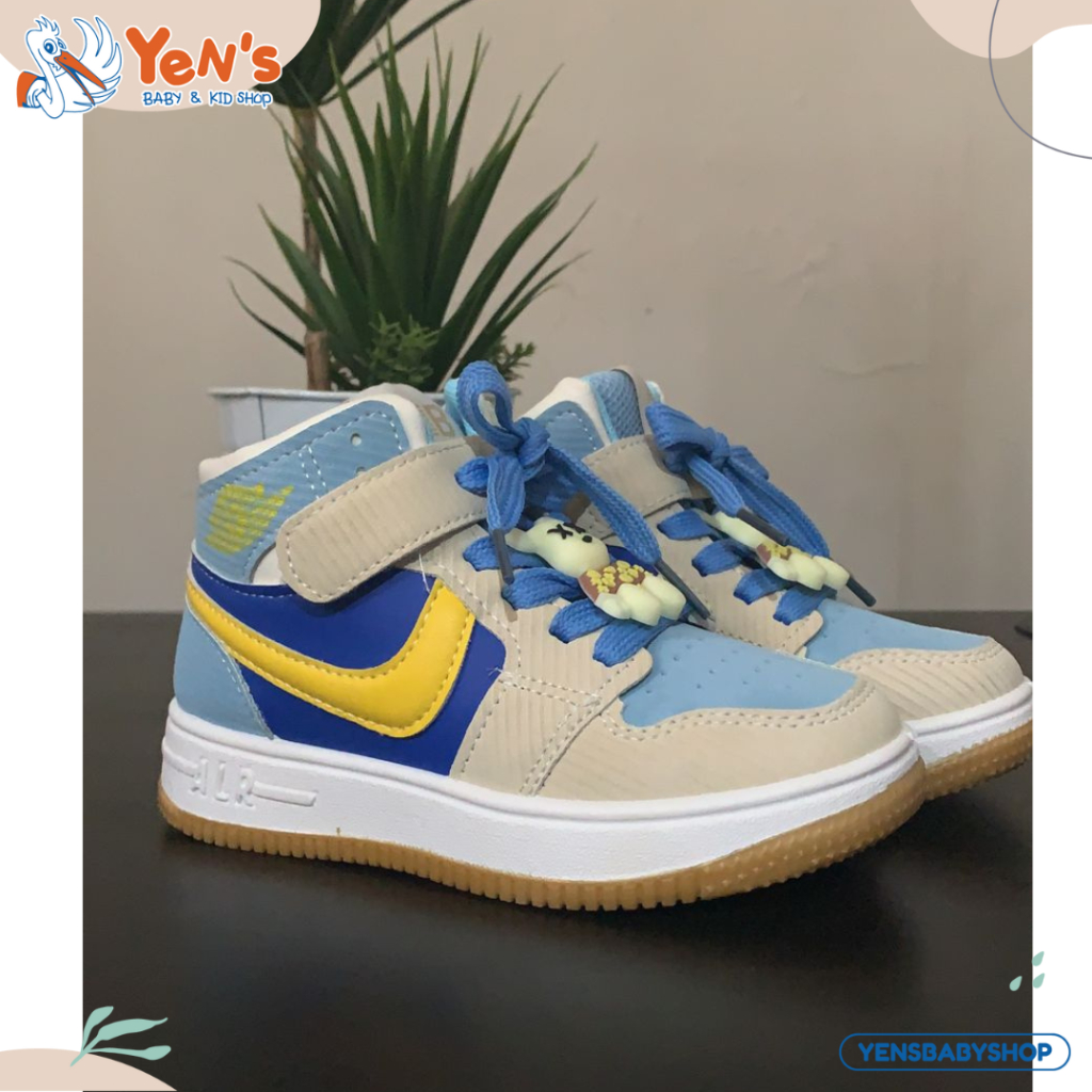 Sepatu Sneakers Anak laki Laki &amp; Perempuan Strap Perekat