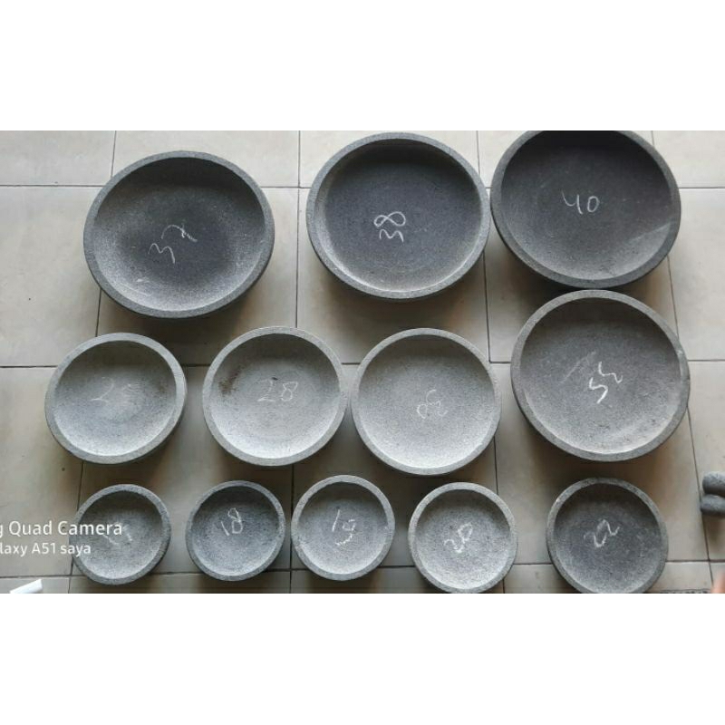 COBEK BATU ASLI MAGELANG DIAMETER 30CM