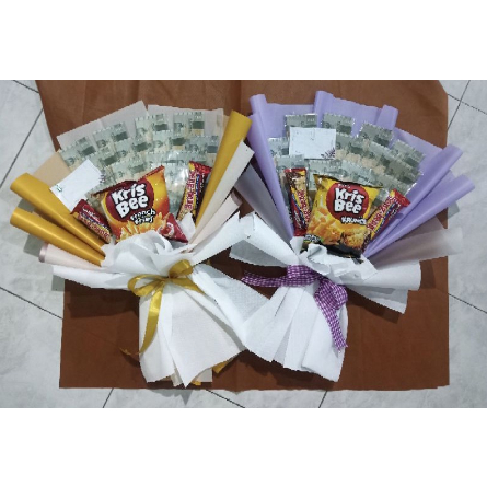 Kerangka Snack Boquet / Money bouquet / Buket Uang + Snack / Buket Wisuda