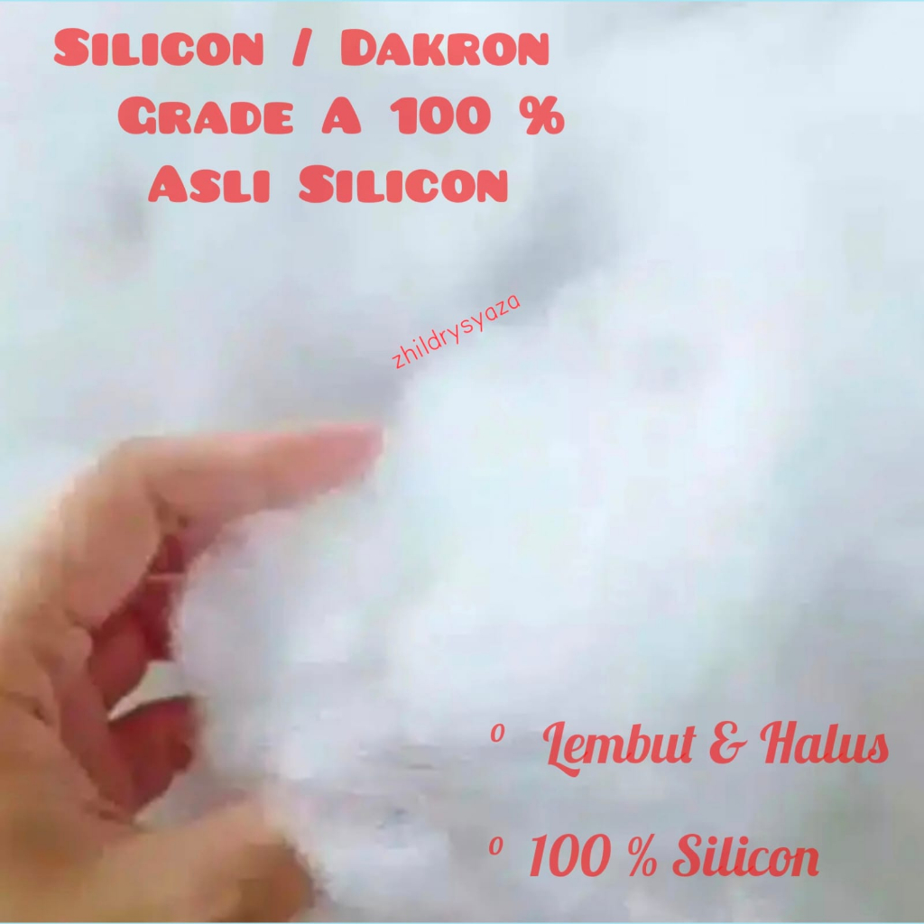 (Silikon )Jual Silikon Kiloan Isi Bantal  Boneka / silicon Grade A 100 % Silicon Asli