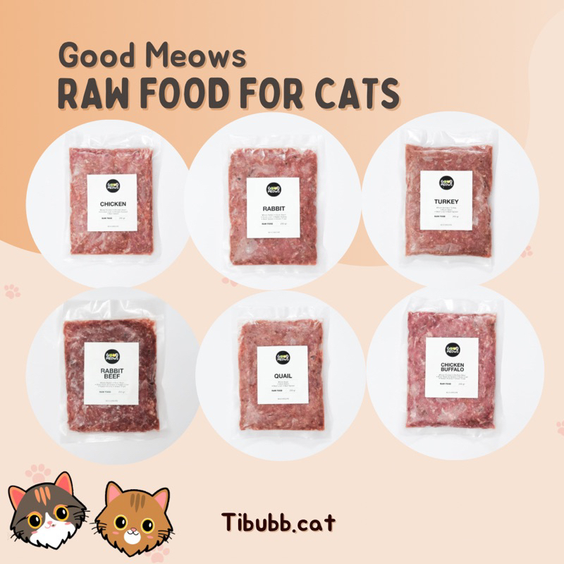 Goodmeows Raw Cat Food Makanan Kucing Tanpa Pengawet Rawfood