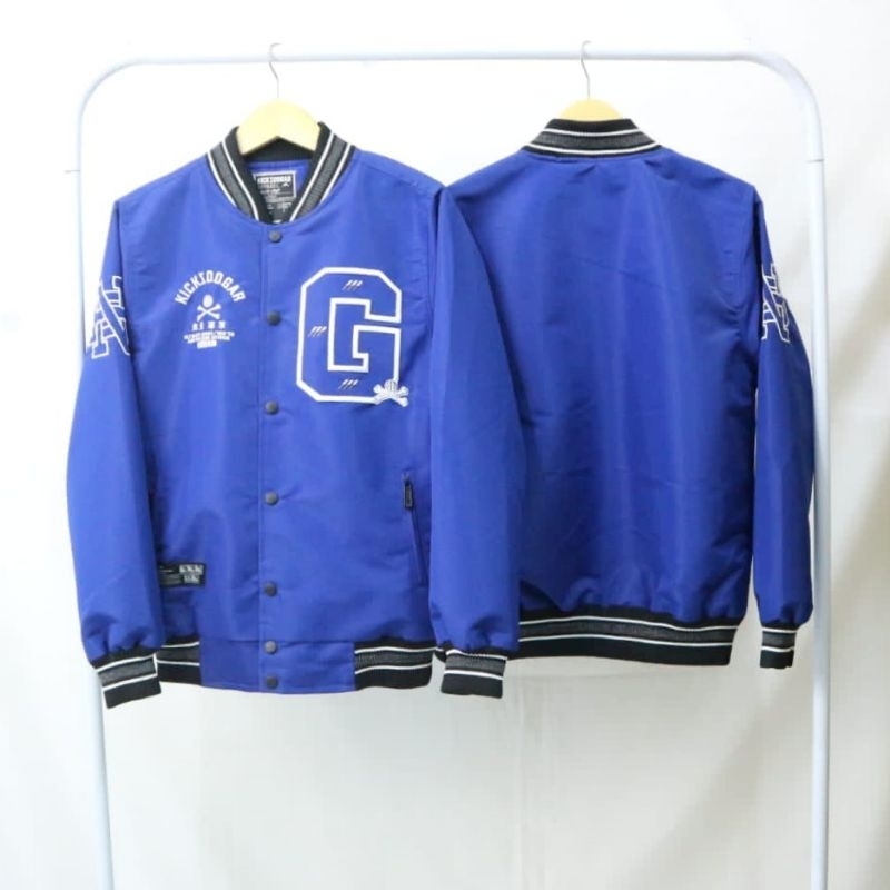 Astrina - Kickzoogar - Jaket Varsity Full Bordir Pria