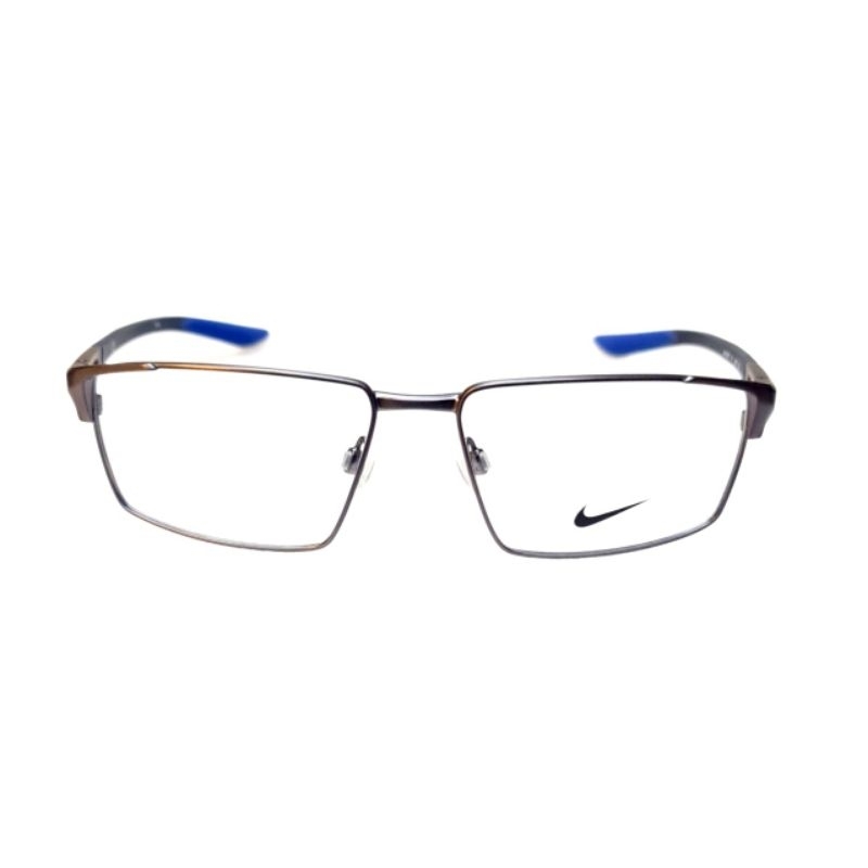 FRAME KACAMATA NIKE 8053 074 Brushed GUN METAL 55-15-135 original