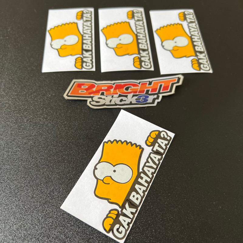 Stiker Sticker GAK BAHAYA TA cutting