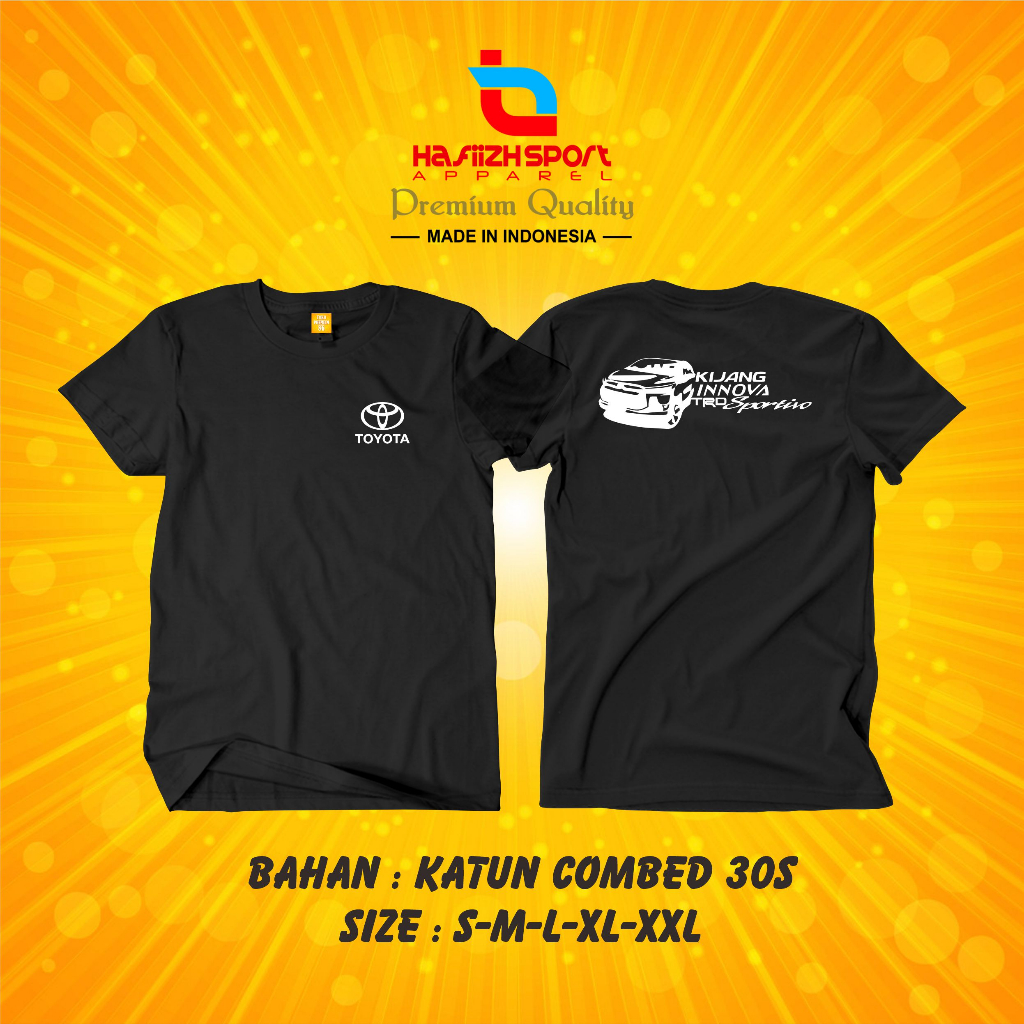 Kaos Baju Toyota Kijang Innova Simple Desain