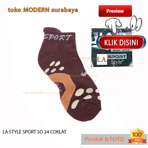 Kaos kaki pendek mata kaki tebal LA STYLE SPORT SO 24