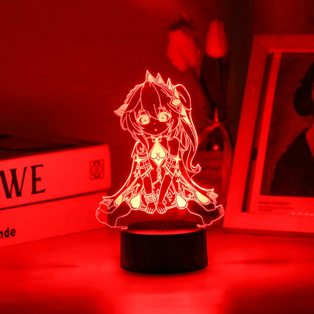 GENSHIN IMPACT ALL SUMERU LAMPU LED PURINSU ANIME LIGHT MOOD HIAS KAMAR FIGURE RGB TIDUR AKRILIK ACR