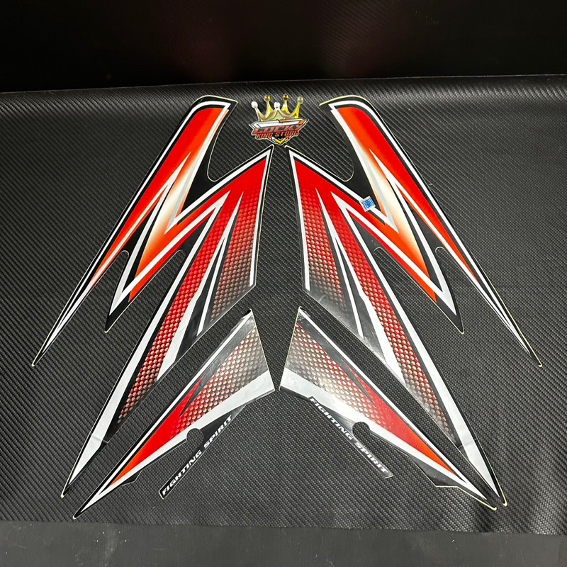 striping rx king 2003 orange satu set