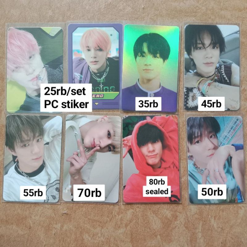 PHOTOCARD JENO HELLO FUTURE YZY KIHNO BOOM TRADING CARD HOLO SEASONGREETING