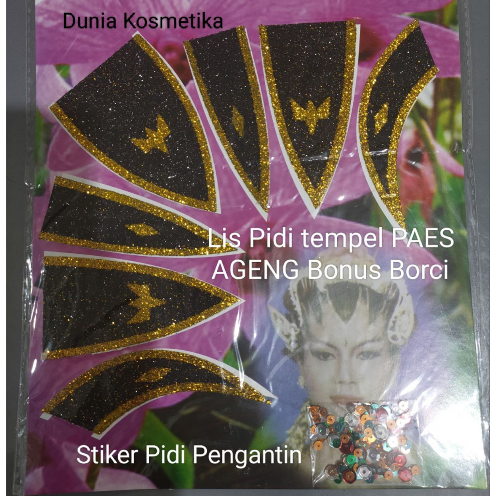 LIS PIDI TEMPEL PAES AGENG LIS BLACK &amp; GOLD 3 in 1