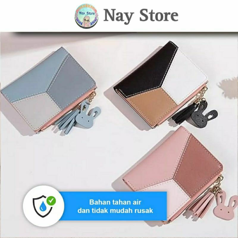 DOMPET LIPAT GRADASI 3 WARNA | DOMPET WANITA | DOMPET CEWEK