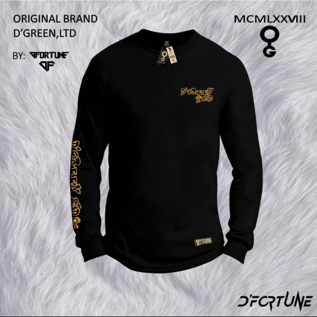 Kaos Lengan panjang pria/kaos distro original/kaos distro lengan panjang/kaos dgreen pria original