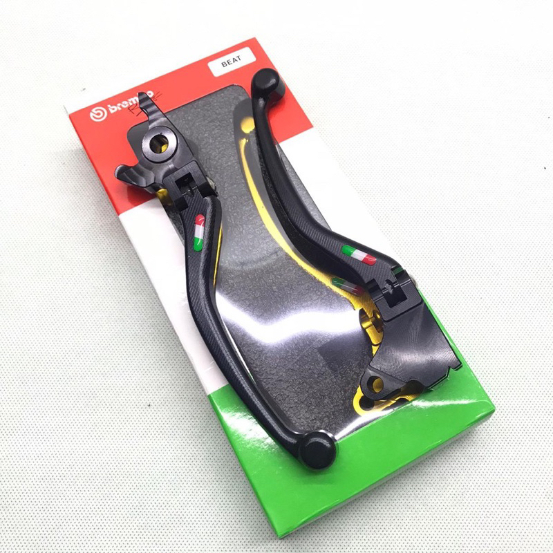 SALE.. Handle Rem Set Kiri Kanan beat Lipat Ukir Brembo Handle Lever