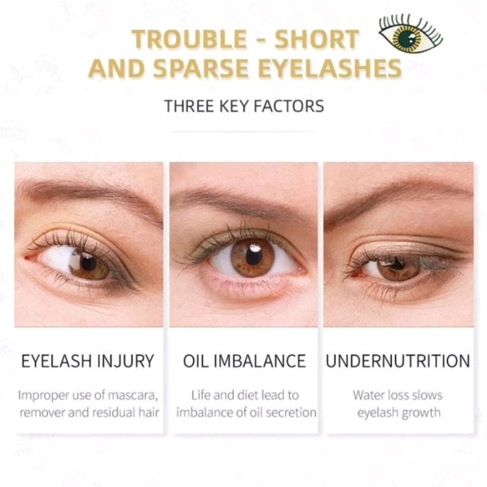 BIOAQUA NOURISHING LIQUID EYELASHES SERUM 9ML SERUM PEMANJANG BULU MAT