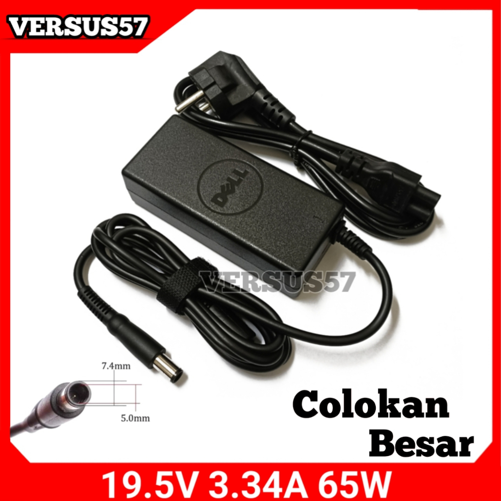 Charger Laptop Dell Latitude E5250 E5400 E5410 E5430 E5440 E5450 E5470 E5480 Adaptor Dell 19.5V 3.34A 65W
