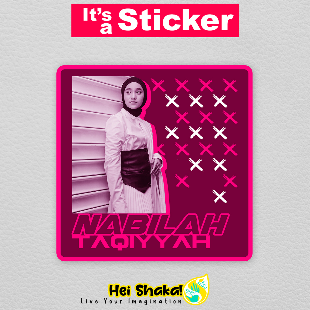 

Heishaka Stiker Nabilah Taqiyyah Sticker Indonesian Idol Vinyl Anti Air