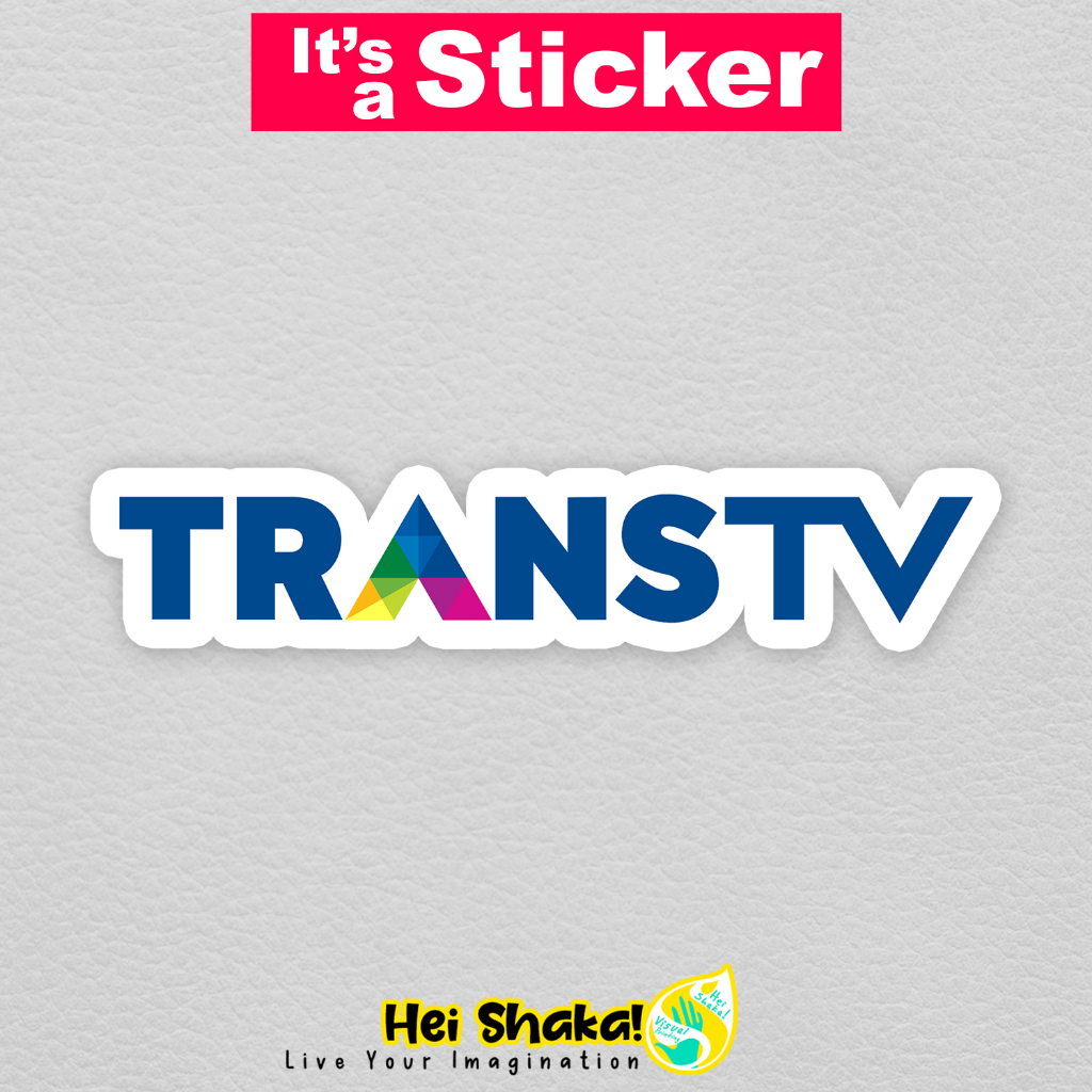 

Heishaka Stiker Trans TV Logo Sticker Vinyl Anti Air