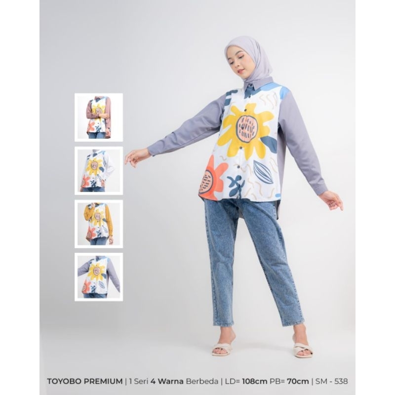 kemeja toyobo print