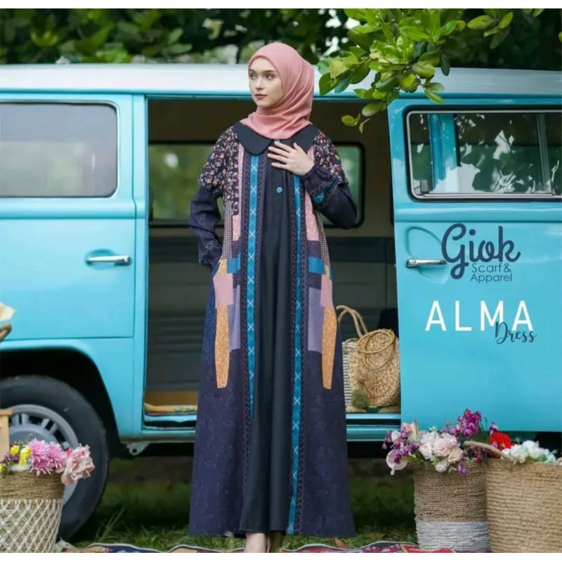 Alma Dress by Giok scart