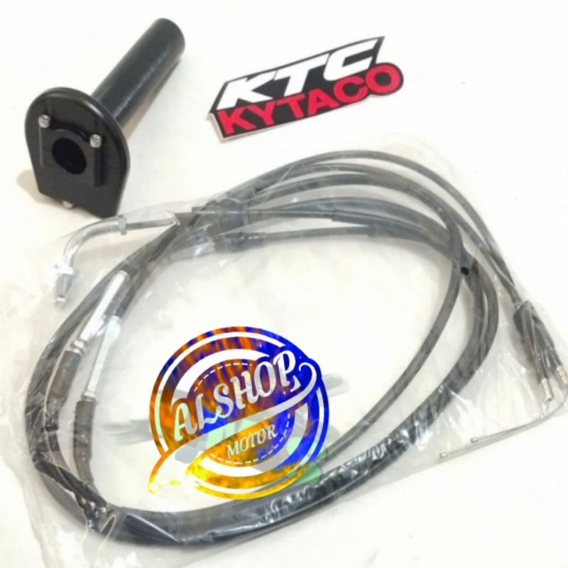 GAS SPONTAN KTC KYTACO 2 KABEL GAS SPONTAN KTC UNIVERSAL
