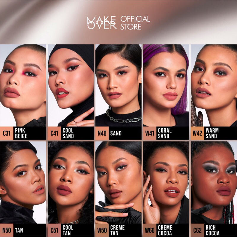 Make Over Powerstay Matte Powder Foundation | Bedak Padat