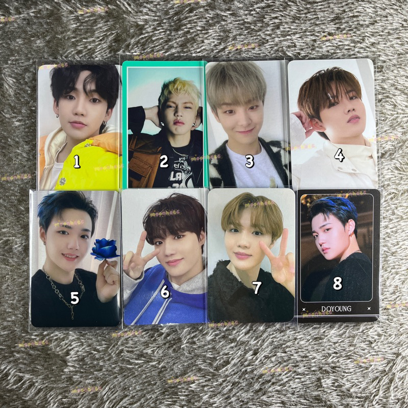 treasure photocard hyunsuk jihoon junkyu doyoung dobby ktown tss the fist step blue night garden oho
