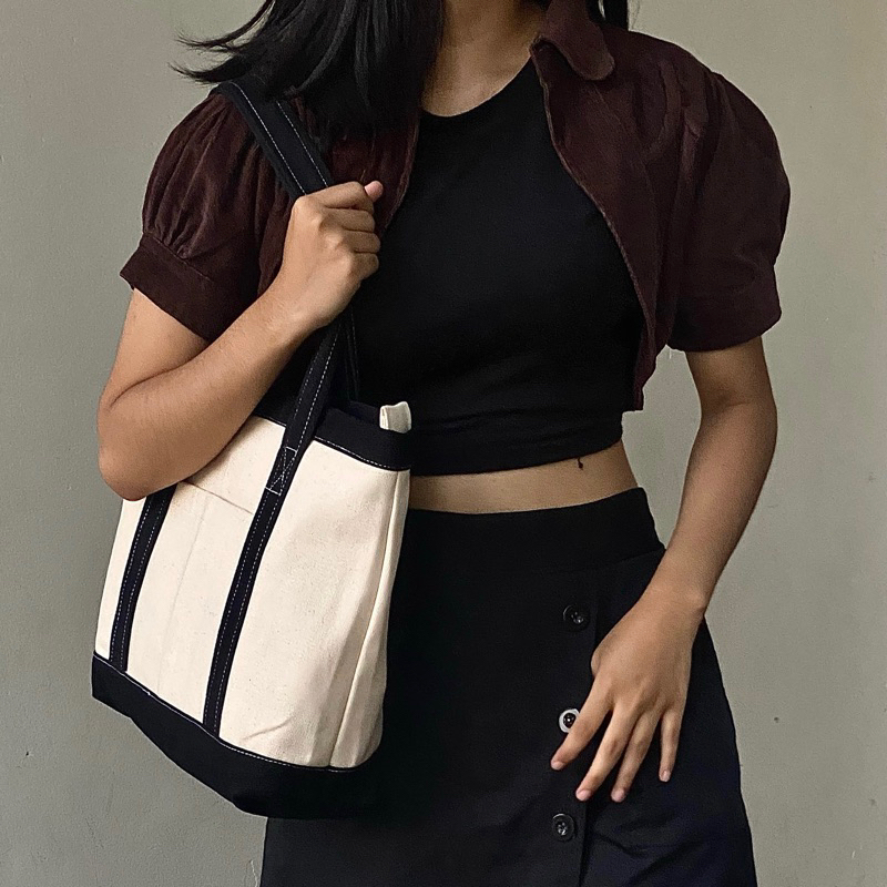 Kawane Studio - Basic Totebag Canvas Premium Polos Unisex