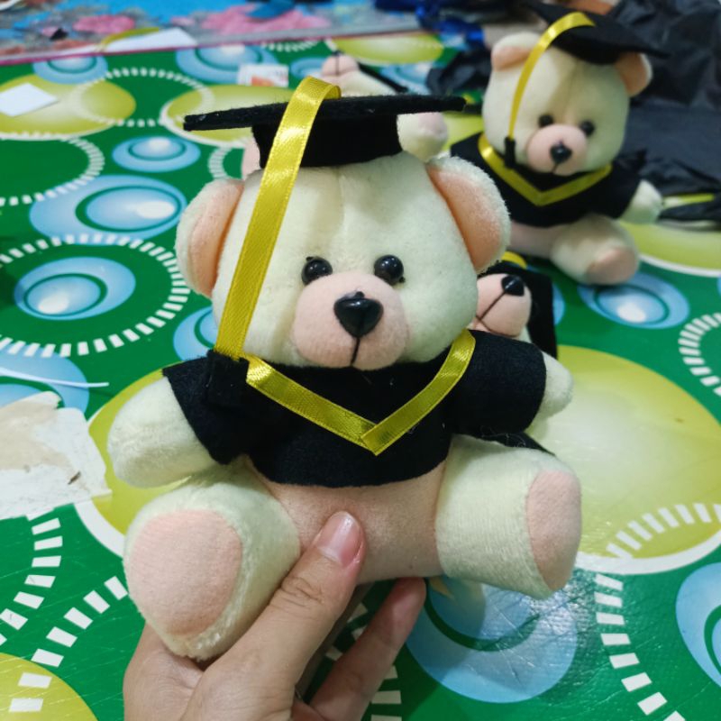 Boneka Wisuda Teddy Bear Toga Mini | Boneka Buket Wisuda