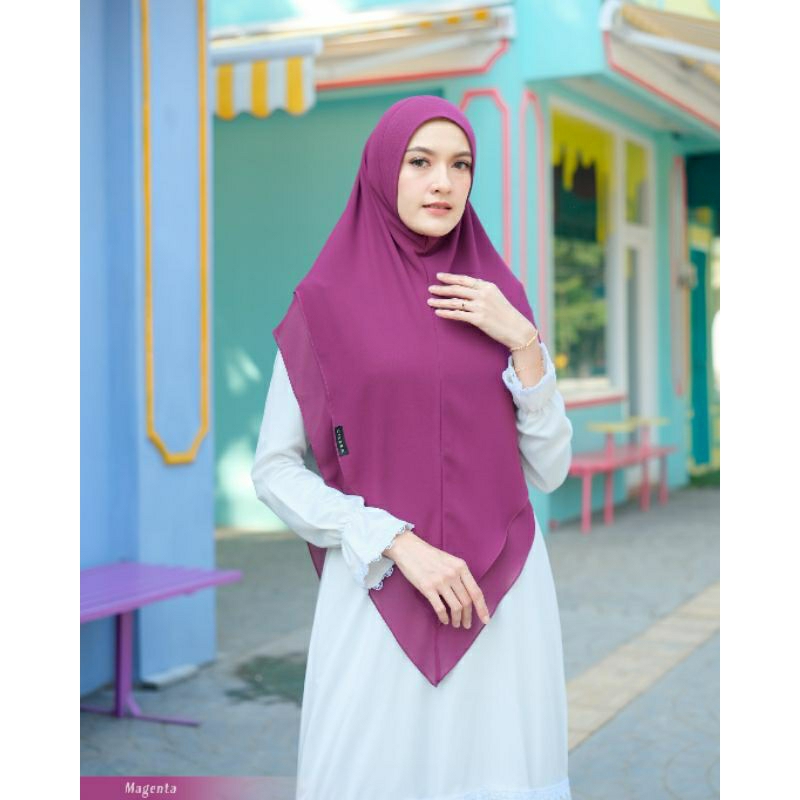 khimar nada hijab instan by cierra cantik dan elegant simple ceruty Premium