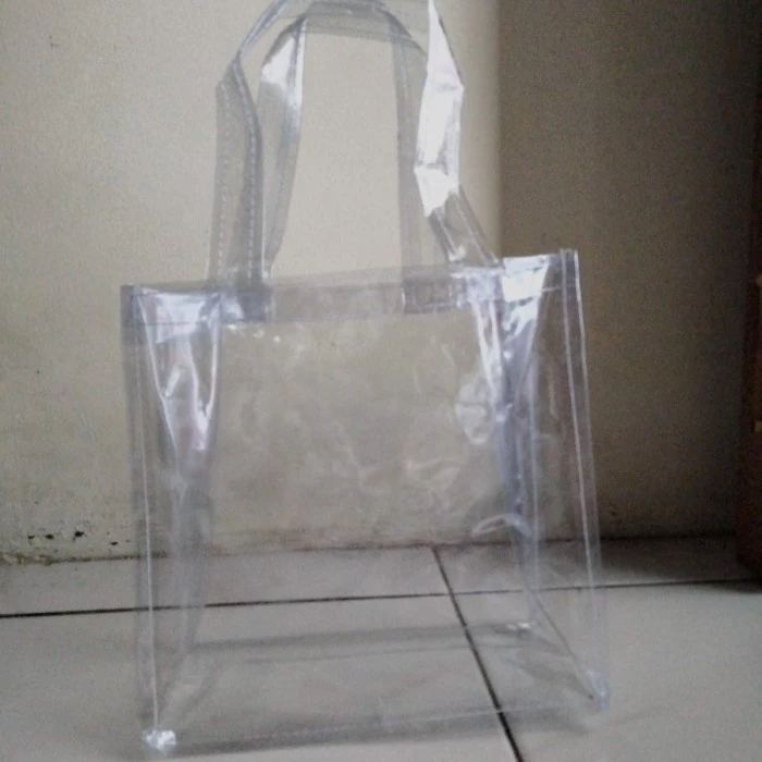

tas mika full polos transparan 15x10x18 /goodiebag /souvenir /tas parcel /hampers