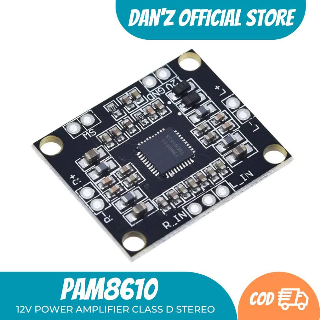 PAM8610 12V POWER AMPLIFIER CLASS D MINI STEREO 2 CHANNEL