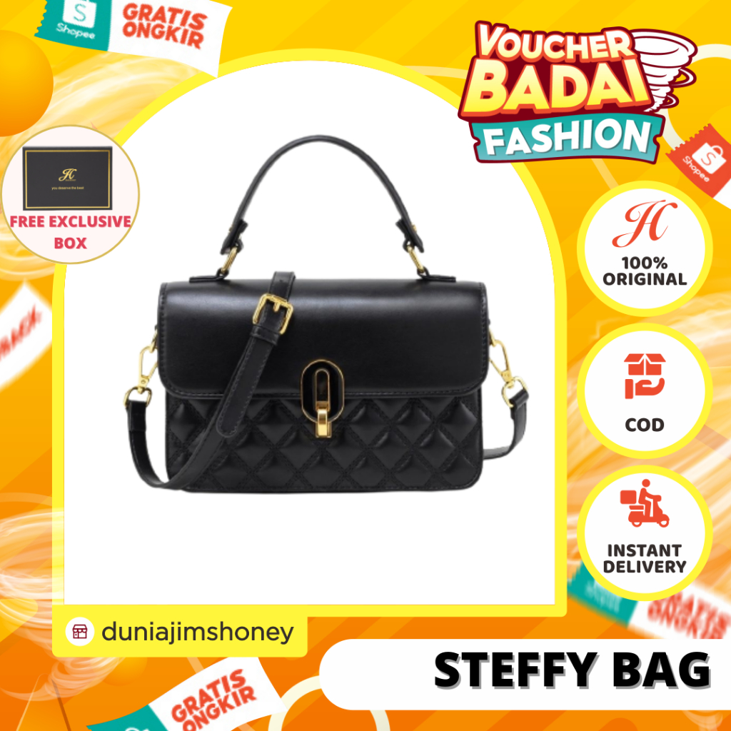 Jims Honey Steffi Bag tas Selempang Tangan Wanita Slingbag Handbag Import JH Berkualitas Ori Murah