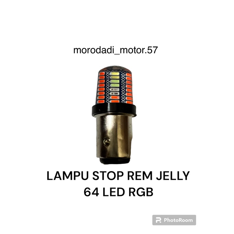 Lampu stop jelly 64 LED RGB dc 12 volt Lampu stop rem 64 led universal motor mobil