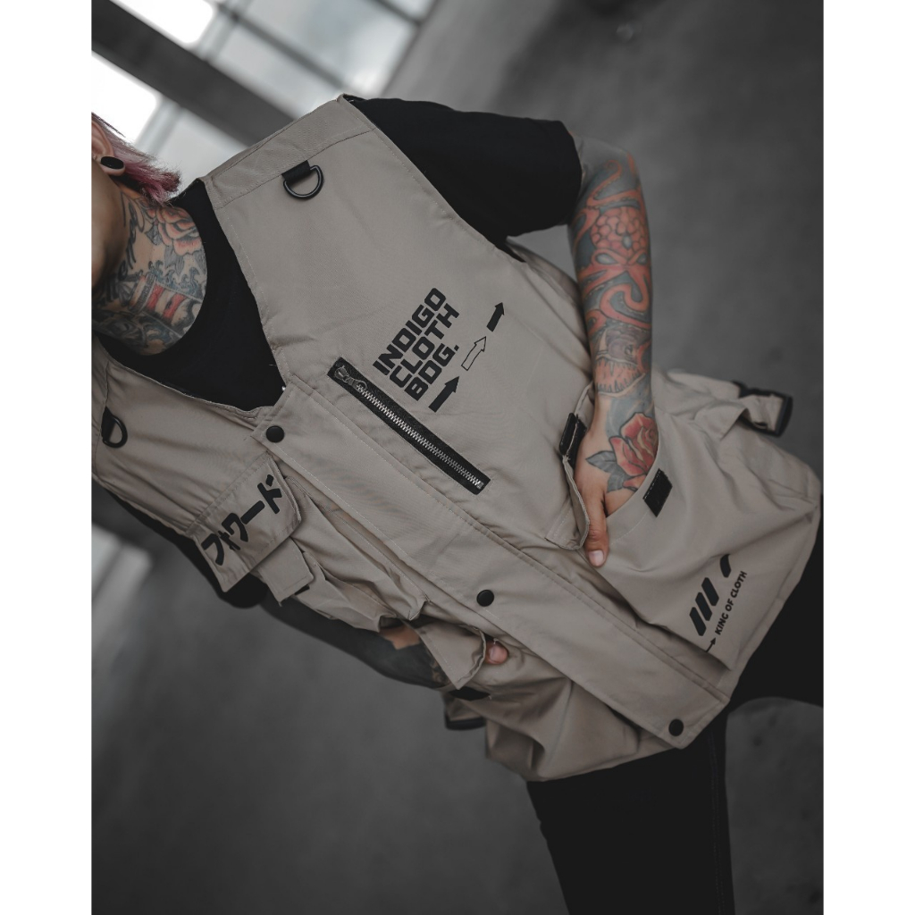 Tactical Vest / Rompi Ranger - ROMPI HITAM PRIDE POKET SALVIO HEXIA - TASLAN JN