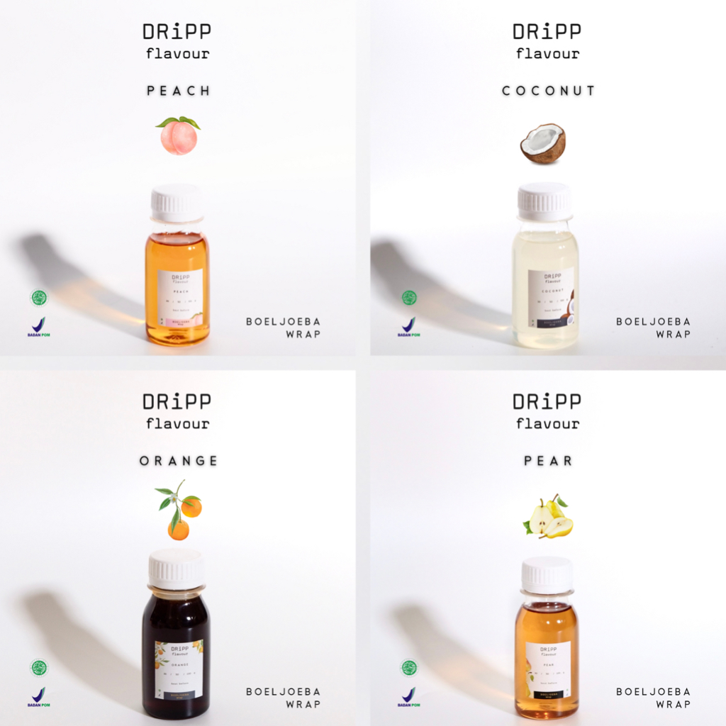 DRiPP All Varian Fruit Syrup Repack [30, 50, 100] g