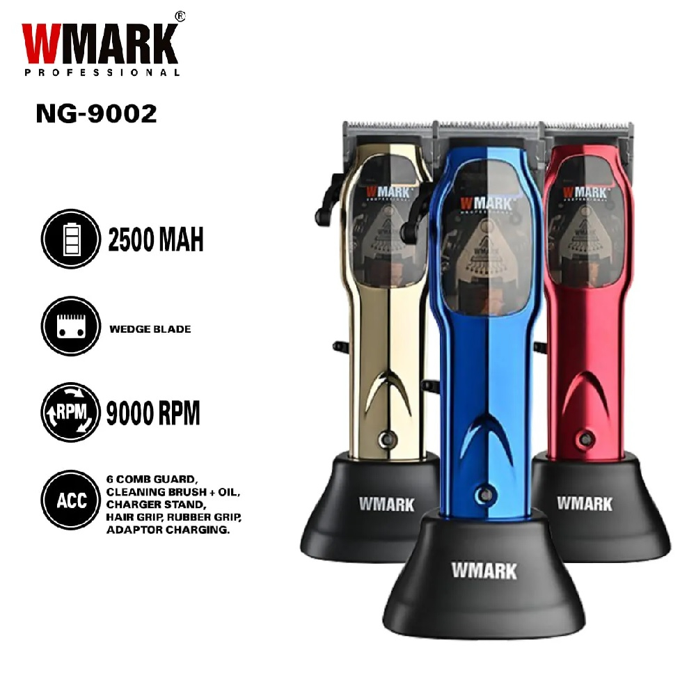 WMARK NG-9002 - Professional Electric Hair Clipper Trimmer - Alat Cukur Pangkas Rambut Barber