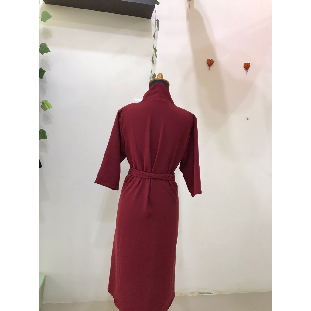 LIZ Dress Polos Kekinian - Dress Wanita