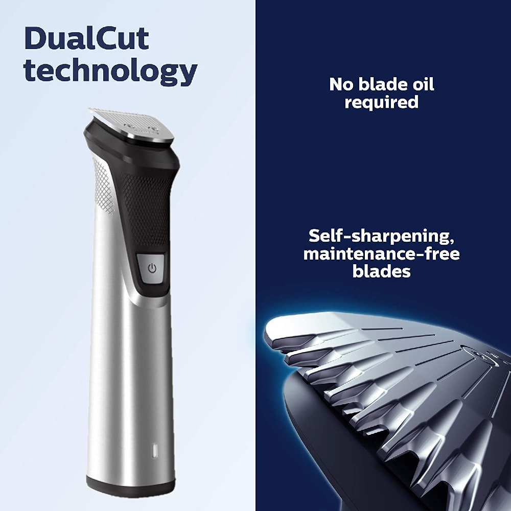 PHILIPS MG7770 - Multigroom 7000 - Alat Cukur Elektrik 23-in-1 - Versi Terbaru dari PHILIPS dengan Set Lengkap