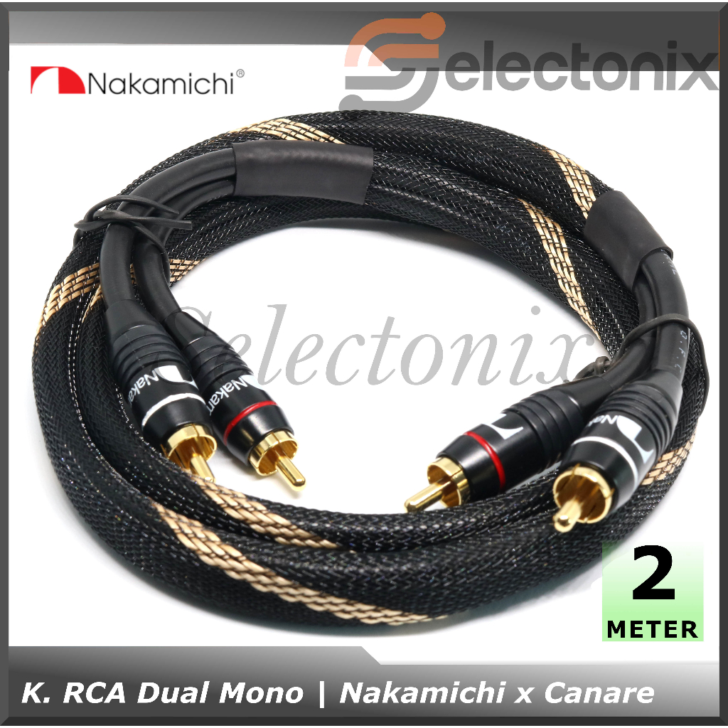 Kabel Audio RCA Nakamichi Dual Mono [2m]